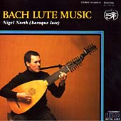 J.S.BACH:LUTE MUSIC:SUITES BWV.1006A/BWV.995/PRELUDE BWV.999/FUGUE BWV.1000:NIGEL NORTH(baroque lute) 