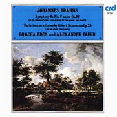 Brahms: Symphony no 3, Schumann Variations / Eden, Tamir