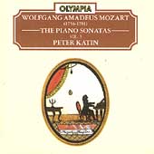 Mozart: The Piano Sonatas Vol 3 / Peter Katin