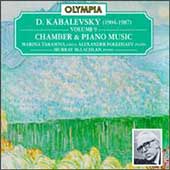 Kabalevsky Vol 9 - Chamber and Piano Music / Tarasova, et al