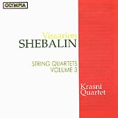 Shebalin: String Quartets Vol 3 / Krasni Quartet