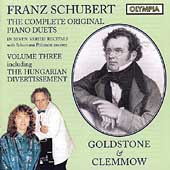 Schubert: The Complete Original Piano Duets vol 3