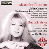 Tansman: Violin Concerto etc / Beata Halska et al Tansman: Violin Concerto etc / Beata Halska et al
