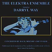 Vivaldi: Violin Concertos; Bach etc / Darryl Way, Elektra Ensemble