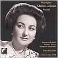Puccini: Manon Lescaut - Highlights / Bartoletti, et al