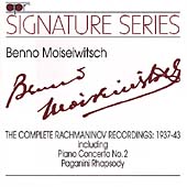 Moiseiwitsch - Rachmaninov recordings, 1937-43