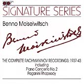 Moiseiwitsch - Rachmaninov recordings, 1937-43 Moiseiwitsch - Rachmaninov recordings, 1937-43