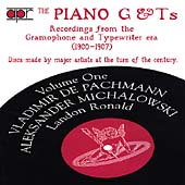 The Piano G & Ts Vol.1