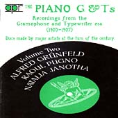 THE PIANO G & TS VOL.2:A.GRUNFELD(p)/R.PUGNO(p)/N.JANOTHA(p)