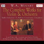Mozart: Complete Works for Violin and Orchestra / Verhey