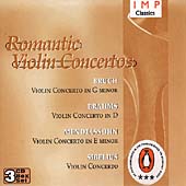 Romantic Violin Concertos - Bruch; Brahms; Mendelssohn, etc