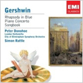 Gershwin: Rhapsody in Blue (Grofe), Piano Concerto, etc / Peter Donohoe(p), Simon Rattle(cond), London Sinfonietta, etc