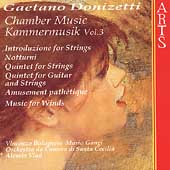Donizetti - Chamber Music Vol 3 / Bolognese, St. Cecilia CO