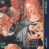 Bach: Motets / Fasolis, Coro Radio Svizzera, I Barocchisti