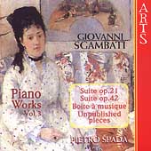 Sgambati: Complete Piano Works Vol 3 / Pietro Spada