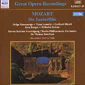 Mozart: Die Zauberflote / Beecham, Husch, Rosvaenge, et al Mozart: Die Zauberflote / Beecham, Husch, Rosvaenge, et al