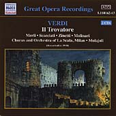Great Opera Recordings - Verdi: Il Trovatore / Molajoli, Merli et al
