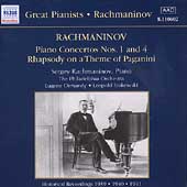 Rachmaninov Piano Concertos no 1 &4 / Rachmaninov, et al[8110602]
