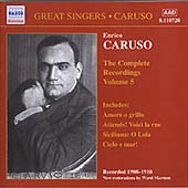 Caruso - (The) Complete Recordings, Volume 5