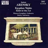 Arensky: Egyptian Nights / Yablonsky, Moscow Symphony