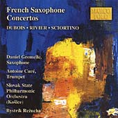 French Saxophone Concertos - Dubois, Rivier etc / Gremelle et al French Saxophone Concertos - Dubois, Rivier etc / Gremelle et al