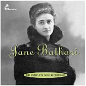 Jane Bathori - The Complete Solo Recordings