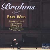 The Romantic Master - Brahms: Piano Sonata no 3, etc / Wild