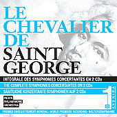 Le Chevalier de Saint-Georges: Complete Symphonies Concertantes Vol.1; Op.6-1 & 2, Op.9-1 & 2 / Miroslav Vilimec(vn), Jiri Zilak(vn), Jiri Malat(cond), Frantisek Preisler Jr.(cond), Pilsen Philharmonic Orchestra 