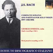 Bach: Sonatas and Partitas / George Enesco