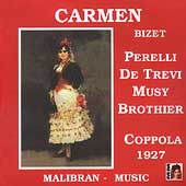 Bizet: Carmen / Coppola, Perelli, De Trevi, Musy, et al