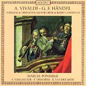 Vivaldi, Handel: Sonatas for Oboe / Marcel Ponseele, et al