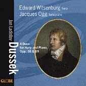 Dussek: 4 Duos for Harp and Piano / Witsenburg, Ogg