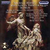 M. Haydn: Missa Sancta Theresaie, Te Deum / Maria Zadori (S), Domonkos Heja(cond), Erdody Chamber Orchestra, etc