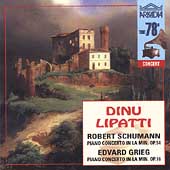 The 78s - Schumann: Piano Concerto;  et al / Lipatti, et al