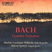 Bach: Gamba Sonatas / Luolajan-Mikkola, Spanyi