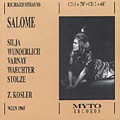 R. Strauss: Salome / Kosler, Silja, Wunderlich, Varnay