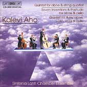 Aho: Quintet for Oboe, etc / Sinfonia Lahti Chamber Ensemble Aho: Quintet for Oboe, etc / Sinfonia Lahti Chamber Ensemble