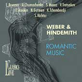 Weber, Hindemith / Brunner, Chumachenko, Moroz, et al Weber, Hindemith / Brunner, Chumachenko, Moroz, et al