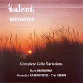 Beethoven: Complete Cello Variations / Drobinsky, et al Beethoven: Complete Cello Variations / Drobinsky, et al