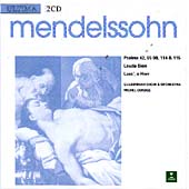 Mendelssohn: Psalms 42, 95, 98, 114 & 115 etc / Corboz, Gulbenkian Choir