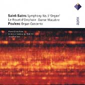 Saint-Saens: Symphony no 3, etc;  Poulenc / Martinon, et al