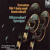 Sonatas for Viola and Bass / Beyer, Breuer