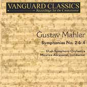 Mahler: Symphony no 2 & 4 / Abravanel, Utah Symphony Mahler: Symphony no 2 & 4 / Abravanel, Utah Symphony