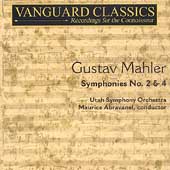 Mahler: Symphony no 2 & 4 / Abravanel, Utah Symphony