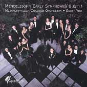 Mendelssohn: Early Symphonies 8 & 11 / Yoo, Metamorphosen