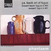 J.S. Bach: Art of Fugue; Mozart-Bach: Fugues K. 405; Mozart: Fugue K. 401