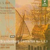Bach: Brandenburg Concertos 1-3 / Koopman, Amsterdam Baroque Bach: Brandenburg Concertos 1-3 / Koopman, Amsterdam Baroque