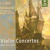 Bach: Violin Concertos BWV 1041-1043 / Huggett, Koopman