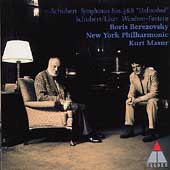 Schubert: Symphonies 3 & 8, etc / Masur, New York PO