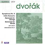 Dvorak: Symphony no 9, Cello Concerto, etc / Noras, Inbal
